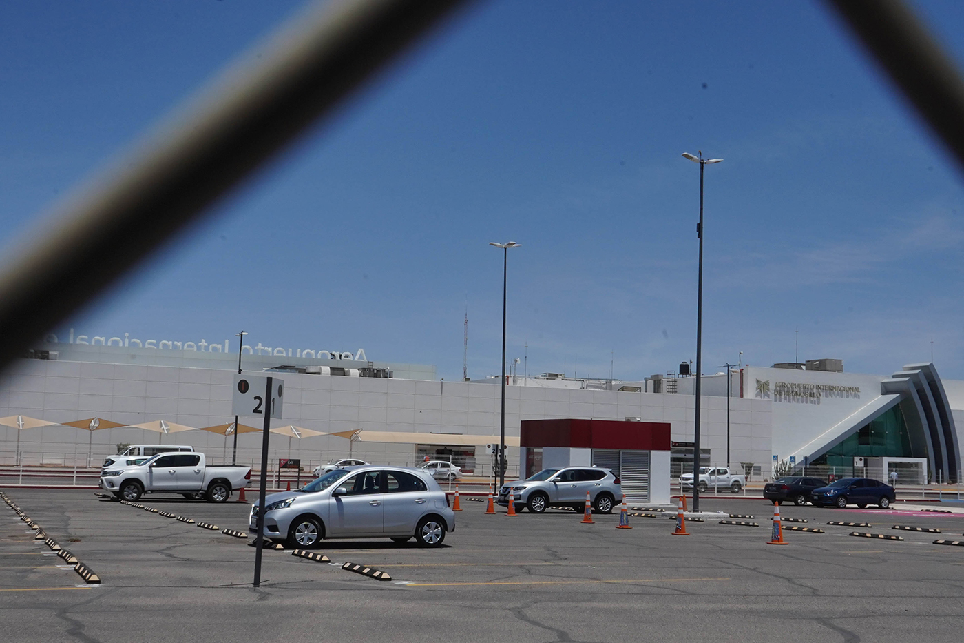 Aeropuerto Internacional de Hermosillo, Sonora. El lugar donde ocurrió la extorsión.