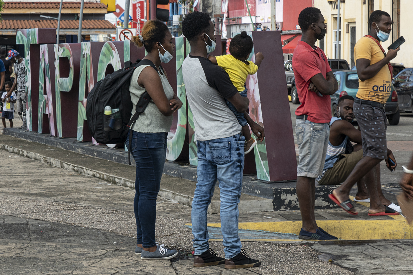 Personas haitianas y africanas empiezan a cambiar el rostro a la frontera sur de México. 